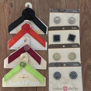 Lindsay Phillips Switch Flops Sandals Straps and Snaps